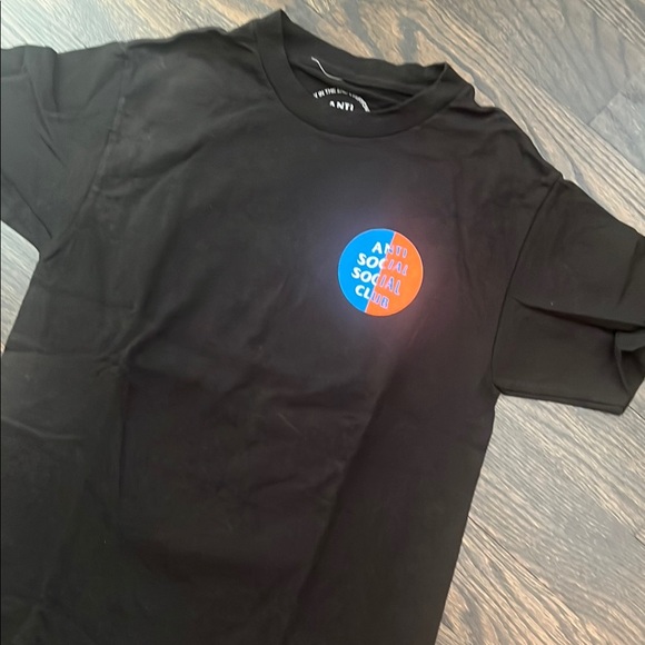 Anti Social Social Club Black Tee size small (runs small) - Picture 1 of 5